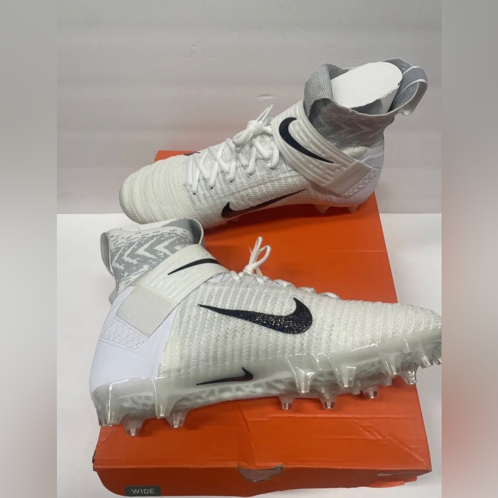 Nike Alpha Menace Elite 2 Wide P White Wolf Gray (BV3298-100) Mens Size 12 Wide